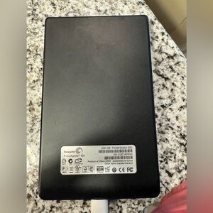 250 GB external hard drive